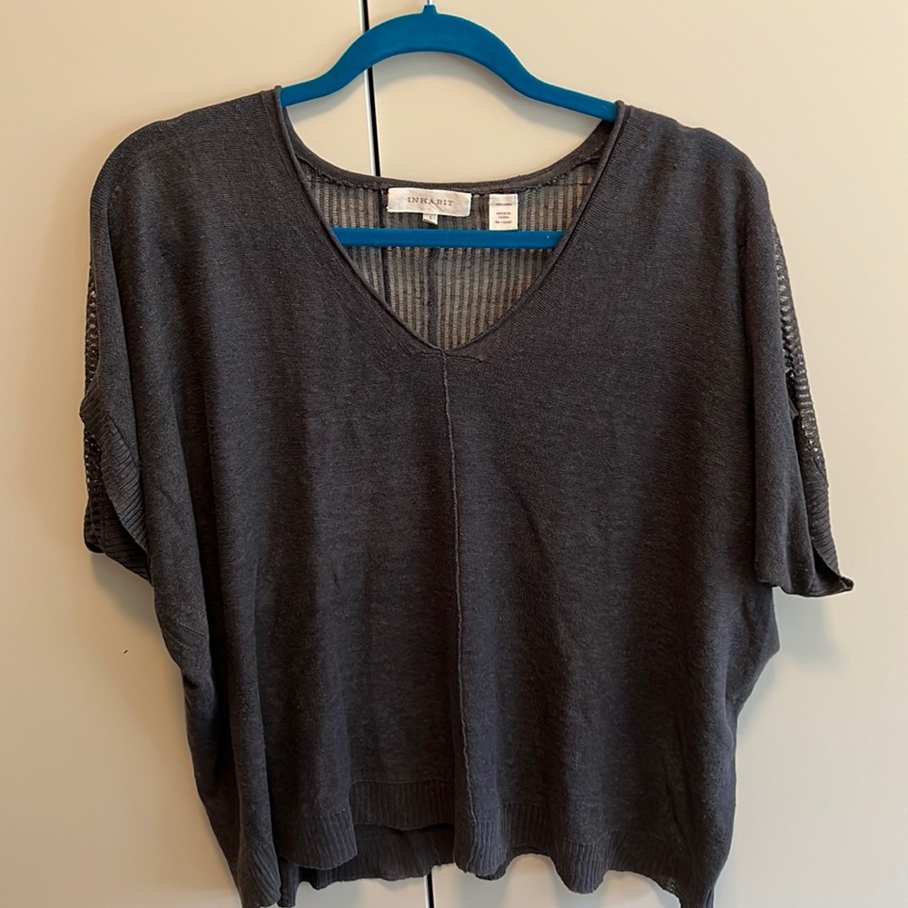 Inhabit short sleeve sweater